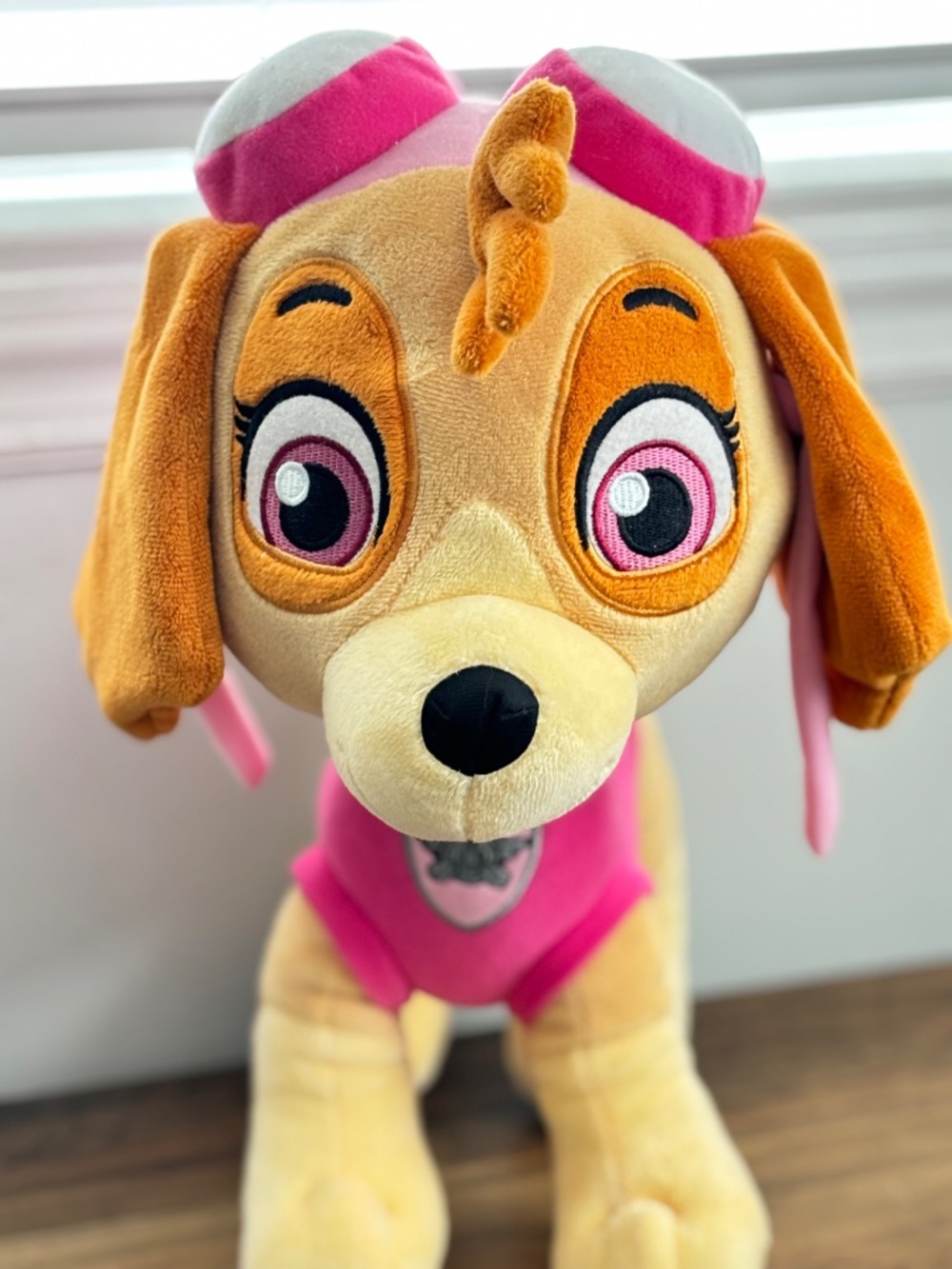 Nick Jr Paw Patrol LARGE Skye Plush Pink Girl Pillow Puppy Dog Stuffed Animal